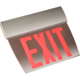 Emergi-Lite Div Of ABB Installations Pro TAPE2RM Emergi-Lite TAPE2RM Double-Face Economy Edge-Lit Exit Sign - Ac-Only Red image.