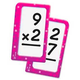 Trend Enterprises T23006 Trend® Multiplication 0-12 Pocket Flash Cards, 3-1/8" x 5-1/4", 56 Cards/Box image.