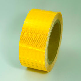 Top Tape And  Label Inc. HRT230YL Super Brite Reflective Tape, Yellow, 2"W x 30L Roll, HRT230YL image.