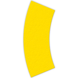 Top Tape And  Label Inc. LM140Y Floor Marking Tape, Yellow, Arc Shape, 25/Pkg., LM140Y image.
