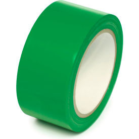 Top Tape And  Label Inc. PST211 Floor Marking Aisle Tape, Green, 2"W x 108L Roll, PST211 image.