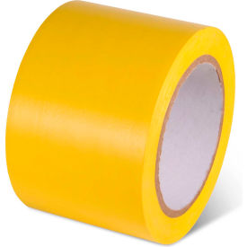 Global Industrial 670652YL Global Industrial™ Safety Tape, 3"W x 108L, 5 Mil, Yellow, 1 Roll image.