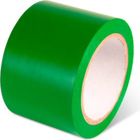 Global Industrial 670651GN Global Industrial™ Safety Tape, 2W x 108L, 5 Mil, Green1 Roll image.