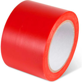 Global Industrial 670652RD Global Industrial™ Safety Tape, 3"W x 108L, 5 Mil, Red, 1 Roll image.