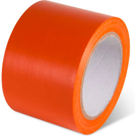 Global Industrial 670652OR Global Industrial™ Safety Tape, 3"W x 108L, 5 Mil, Orange, 1 Roll image.