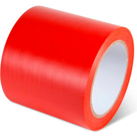 Global Industrial 670653RD Global Industrial™ Safety Tape, 4"W x 108L, 5 Mil, Red, 1 Roll image.