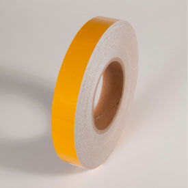 Top Tape And  Label Inc. RST551 Reflective Marking Tape, Yellow, 1"W x 150L Roll, RST551 image.