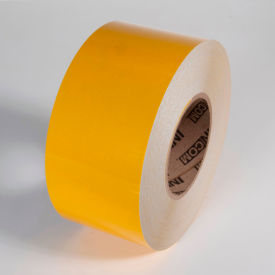 Top Tape And  Label Inc. RST554 Reflective Marking Tape, Yellow, 4"W x 150L Roll, RST554 image.