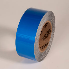 Top Tape And  Label Inc. TM1102B Tuff Mark Tape, Blue, 2"W x 100L Roll, TM1102B image.