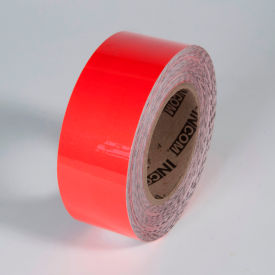 Top Tape And  Label Inc. TM1102R Tuff Mark Tape, Red, 2"W x 100L Roll, TM1102R image.