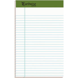 Ampad® Earthwise Writing Pad Green Politex Headband Narrow Rule 50 White 5 x 8 Sheets Dozen