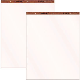 Drilled Easel Pads 27 x 34 Plain White Bond 50 Sheets/Pad 2 Pads/Carton