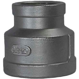 Anvil International 4381036610 SS316-64124X20 2-1/2"X2" Class 150, Reducing Coupling, Stainless Steel 316 image.