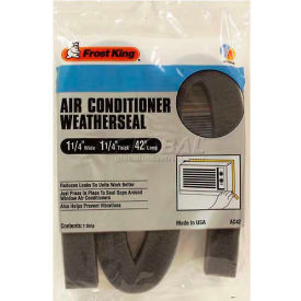 Thermwell Products Co., Inc. AC42H Frost King® Air Conditioner Weatherseal, 42"L x 1-1/4"W, Black image.