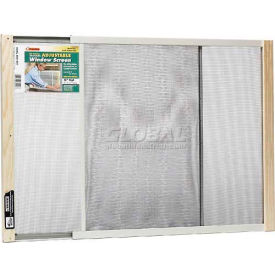 Thermwell Products Co., Inc. AWS1837 Frost King Adjustable Window Screen, 18" High, Extends 21-37" image.
