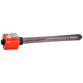 Tempco Electric Heater Corp. TSP02011 Tempco 304 Stainless Steel Immersion Heater TSP02011, 1" NPT 6-3/8" D 500W 120V T-Stat image.
