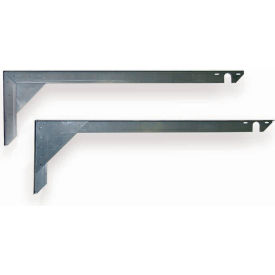 Tpi Industrial VMB41SS TPI Wall Mount Brackets For Infrared Heater, 12"L x 41"W x 6"H, 2/Pack image.