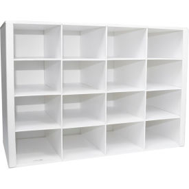 Safety Glass Holder with 16 Compartments, 18"W x 8-1/2"D x 12-3/8"H view 2