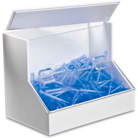 TrippNT White PVC/Acrylic Medium Dispensing Bin, 12