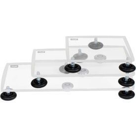 Medium Clear Precision Leveling Table, 12-1/4"W x 8-1/4"D x 1-3/4"H view 2