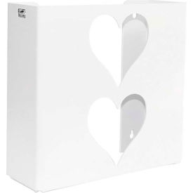 TrippNT 51051 TrippNT Double Heart Glove Box Dispenser, 10-3/4"W x 3-3/4"D x 10-1/8"H image.