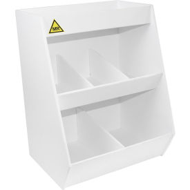 MRI Lab Storage Shelf with 5 Bins, 12"W x 10-1/4"D x 15-7/8"H view 2