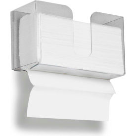 TrippNT Dual Dispensing Stack Folded Paper Towel Dispenser, Clear