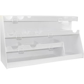 Extra Large Benchtop Organizer Workstation w/Acrylic Door, 30-1/8"W x 10"D x 15-7/8"H view 2