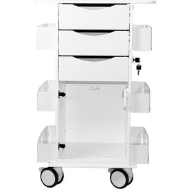 TrippNT 53588 TrippNT Core DX Cart Gray w/ Hinged Door, 22-7/8"L x 20-1/8"W x 35-5/8"H, White image.