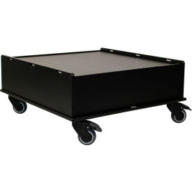 Equipment Cart Black, 26-1/4"L x 25-1/8"W x 12"H view 2