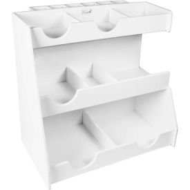 TrippNT 50027 TrippNT™ White PVC Top Loader Workstation, 13"W x 8"D x 12"H image.