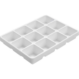 TrippNT™ White Polystyrene 12 Compartment Drawer Organizer 17""W x 13""D x 2""H