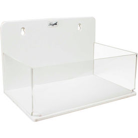TrippNT 50081 TrippNT™ White PVC/Acrylic Small Lab Box with Double Sided Tape, 9"W x 6"D x 6"H image.