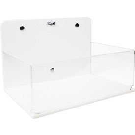 TrippNT 50116 TrippNT™ Small Lab Box with Magnetic Mount, 9"W x 6"D x 6"H, White/Clear image.