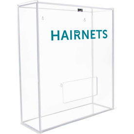 TrippNT 51309 TrippNT™ Acrylic Medium Apparel Dispenser for Hairnets, 15"W x 18"H x 6"D image.