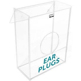 TrippNT 51320 TrippNT™ Acrylic Small Apparel Dispenser for Ear Plugs, 8-1/2"W x 11-5/8"H x 4-1/4"D image.
