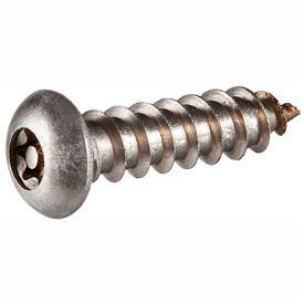 TAMPER-PRUF SCREWS INC 91390 Tamper-Pruf Stainless Steel Security Sheet Screw With Button Torx Head, 100 Per Pack image.