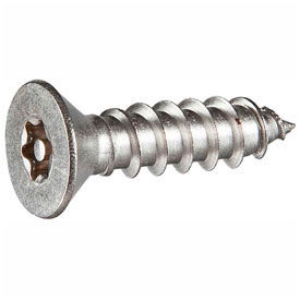 TAMPER-PRUF SCREWS INC 91800 #8AB x 1/2" Security Sheet Metal Screw - Flat Torx Head - 302HQ Stainless Steel - FT - USA - 100 Pk image.