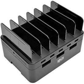 Trippe Manufacturing Company U280-005-ST Tripp Lite 5-Port USB Charging Station with Built-In Device Storage, 5V/2.4A USB Charger Output image.