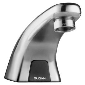 Sloan ETF610 Sensor Activated Brass Faucet, Below Deck Thermo, Box Transformer, 0.5 GPM,Chrome