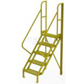 Tri Arc Mfg UCL5005242 5 Step 50° Incline Ladder - 24"W Grip Strut - UCL5005242 image.