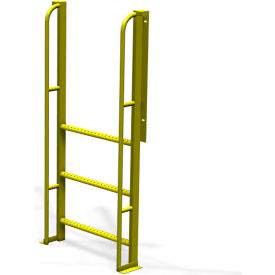 Tri Arc Mfg UCL9003246 3 Step 90° Incline Ladder, 24"W Perforated Tread - UCL9003246 image.