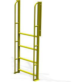 Tri Arc Mfg UCL9004246 4 Step 90° Incline Ladder, 24"W Grip Strut Tread - UCL9004246 image.
