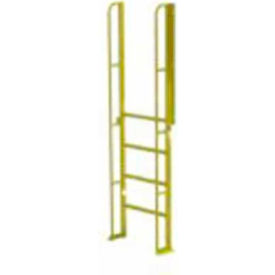 Tri Arc Mfg UCL9005246 5 Step 90° Incline Ladder - 24"W Perforated - UCL9005246 image.