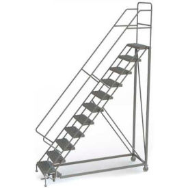 11 Step Configurable Forward Descent Rolling Ladder - Grip Strut Tread UKDEC111242