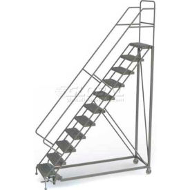 11 Step Configurable Forward Descent Rolling Ladder - Perforated Tread UKDEC111246