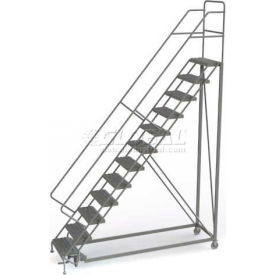 12 Step Configurable Forward Descent Rolling Ladder - Grip Strut Tread UKDEC112242