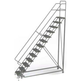 13 Step Configurable Forward Descent Rolling Ladder - Perforated Tread UKDEC113246