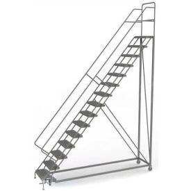 15 Step Configurable Forward Descent Rolling Ladder - Perforated Tread UKDEC115246