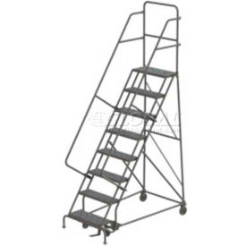 8 Step Steel Rolling Ladder - Grip Strut - UKDSR108242